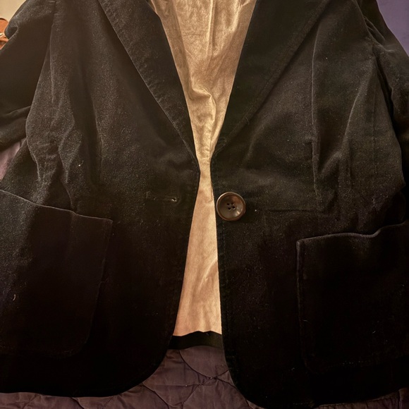 Lined velvet Gap blazer. - Picture 5 of 5